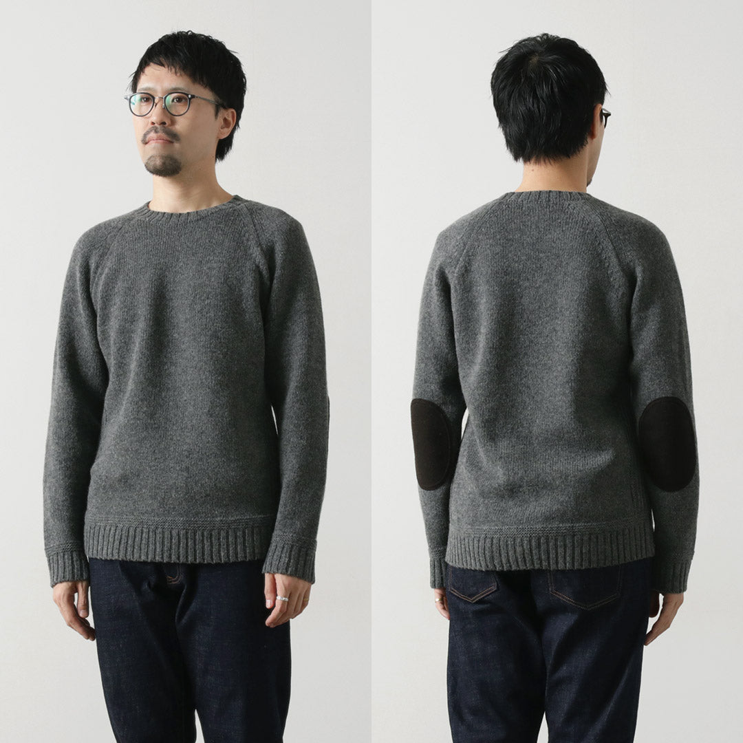 SOGLIA / Landnoah Pull col rond en laine britannique