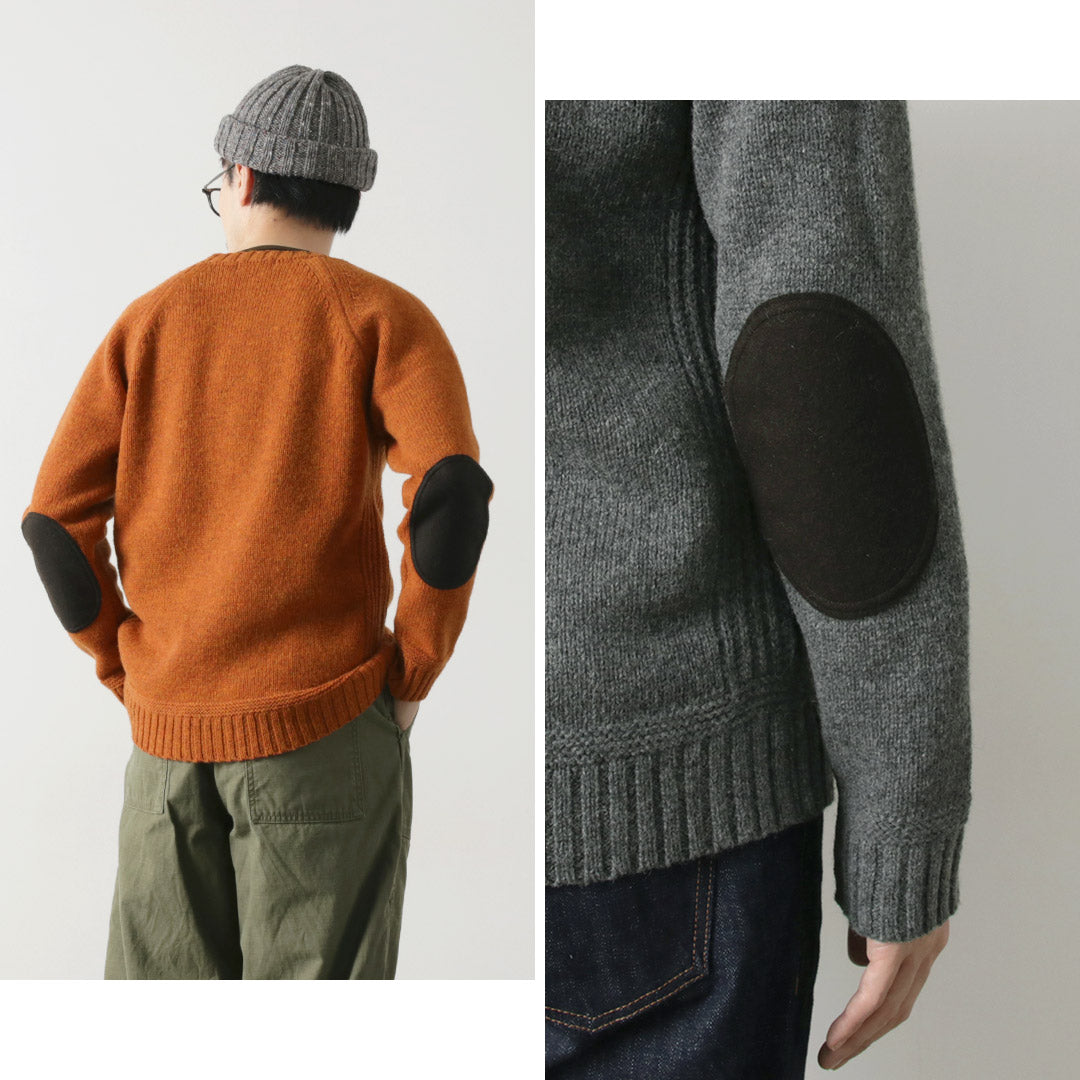 SOGLIA / Landnoah Pull col rond en laine britannique
