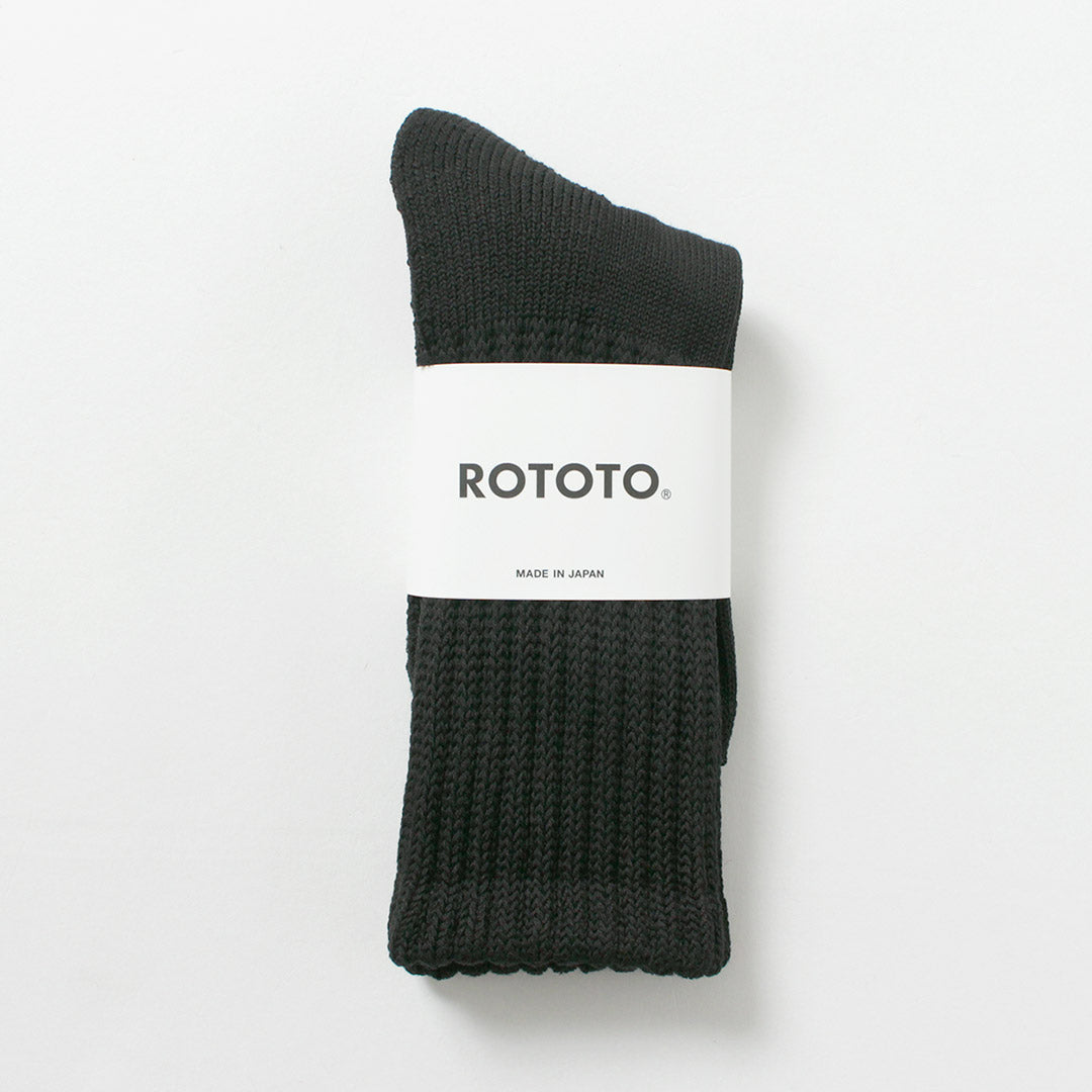 ROTOTO / Loose Pile Crew Socks