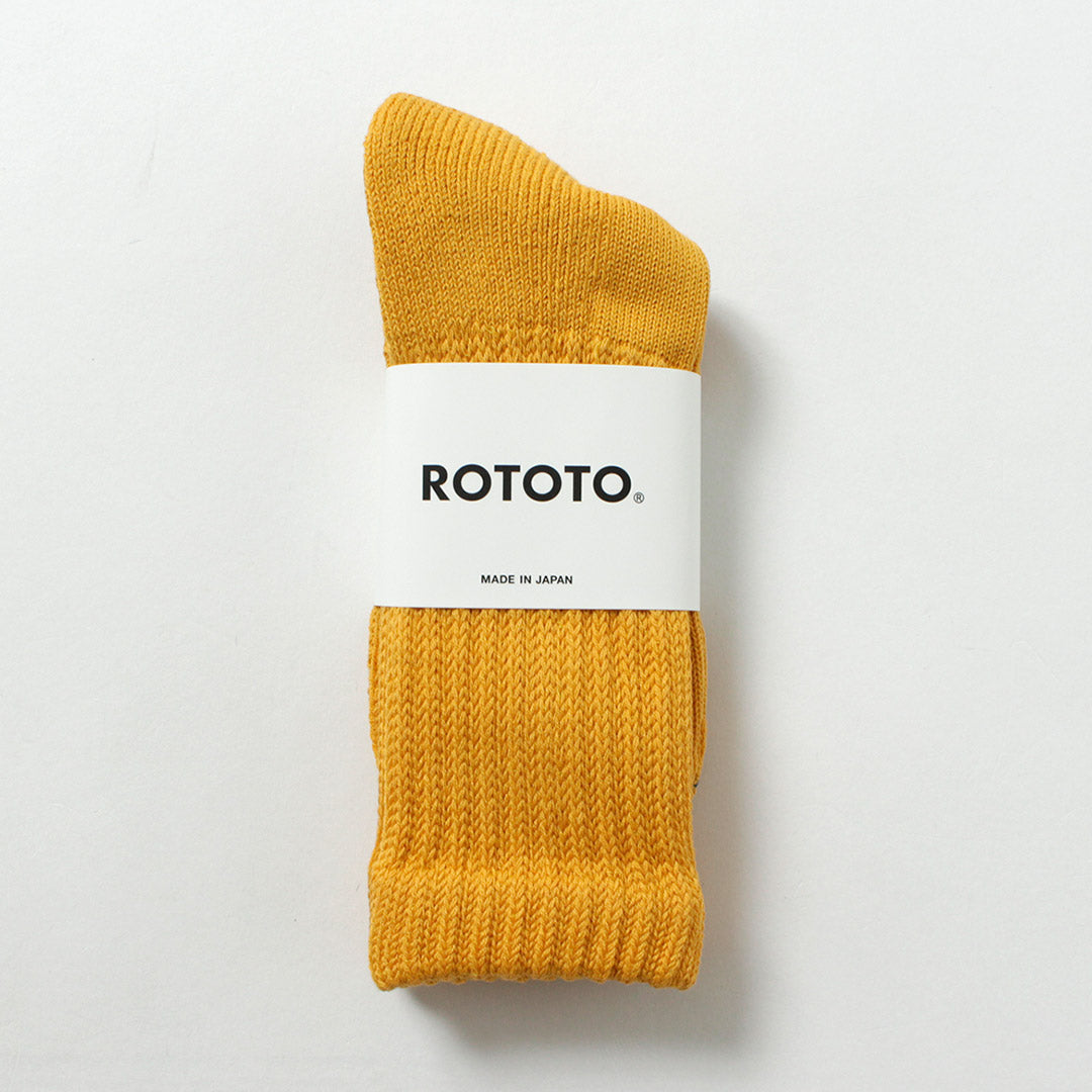 ROTOTO / Loose Pile Crew Socks