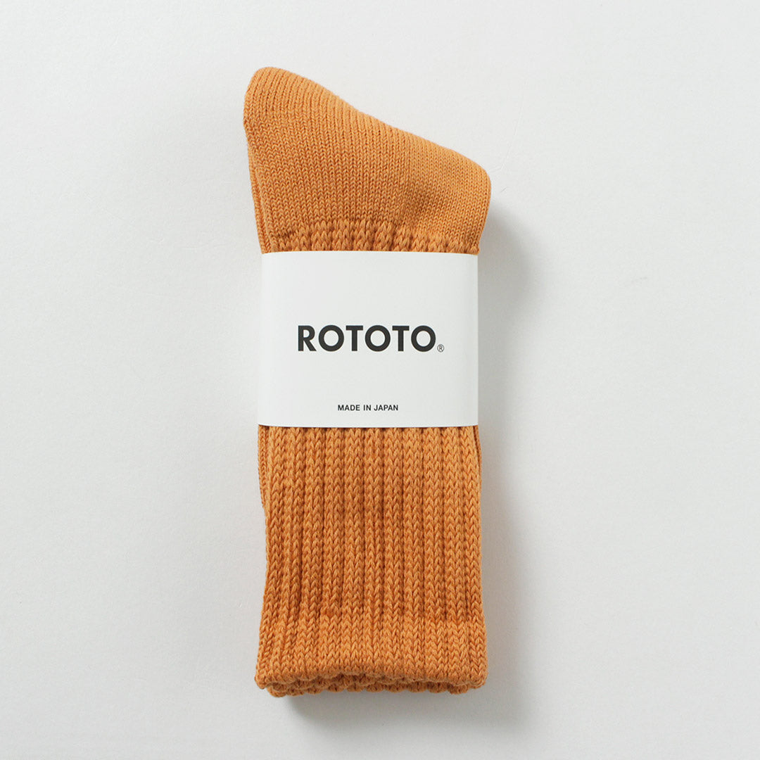 ROTOTO / Loose Pile Crew Socks