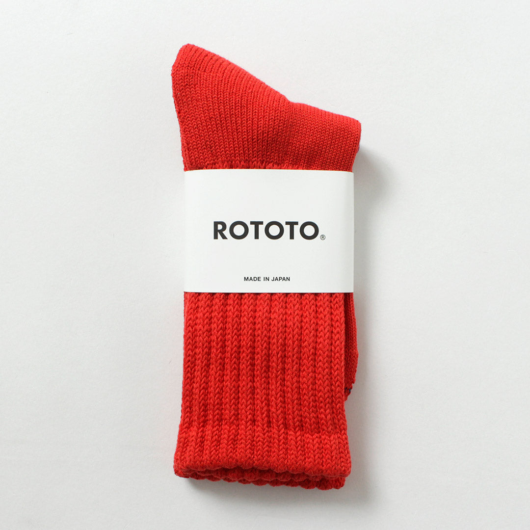 ROTOTO / Loose Pile Crew Socks