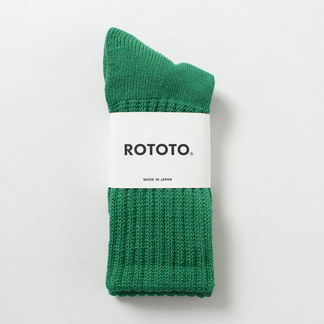 ROTOTO / Loose Pile Crew Socks
