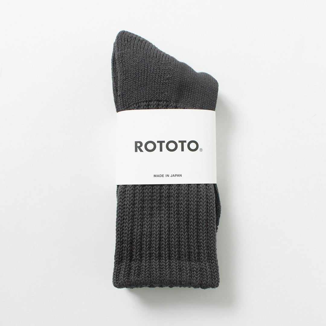 ROTOTO / Loose Pile Crew Socks