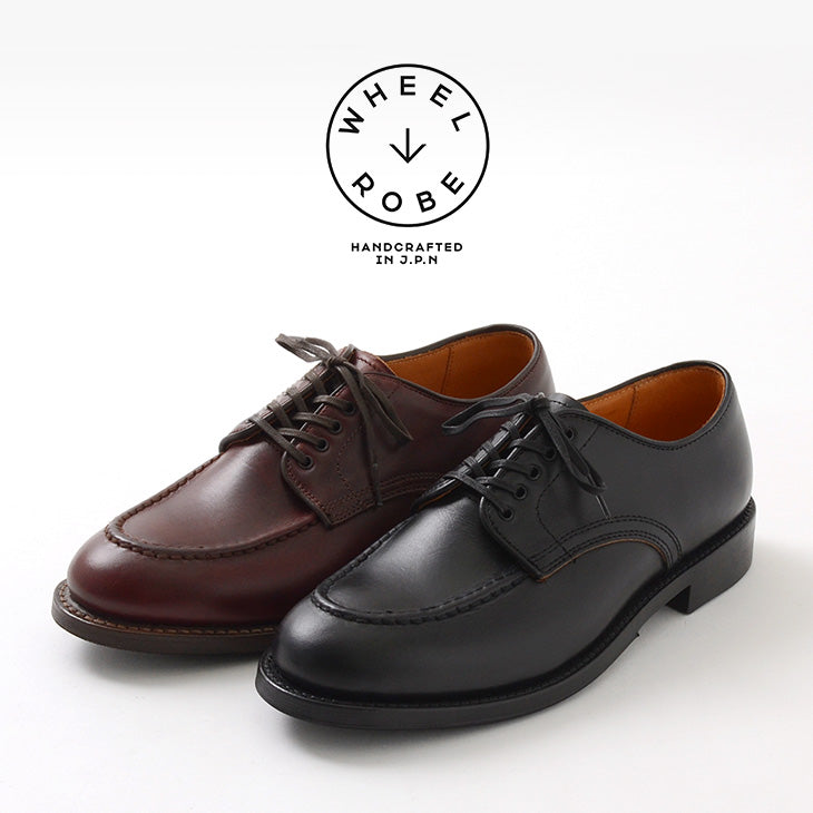 WHEELROBE / Chaussures en cuir à bout Moc avec coutures épaisses