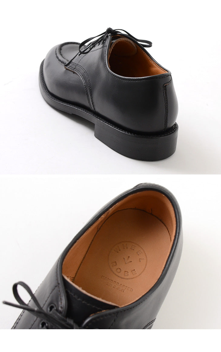 WHEELROBE / Chaussures en cuir à bout Moc avec coutures épaisses