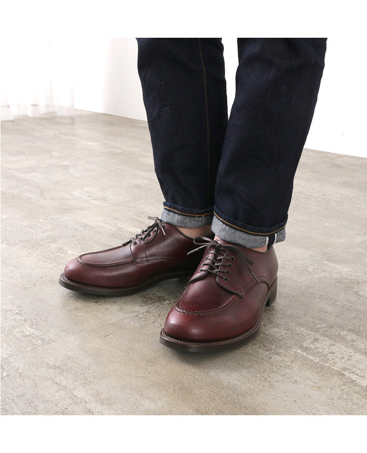 WHEELROBE / Chaussures en cuir à bout Moc avec coutures épaisses