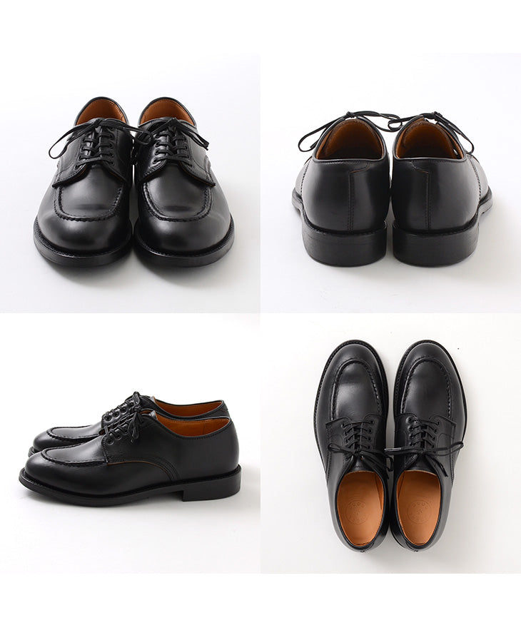 WHEELROBE / Chaussures en cuir à bout Moc avec coutures épaisses