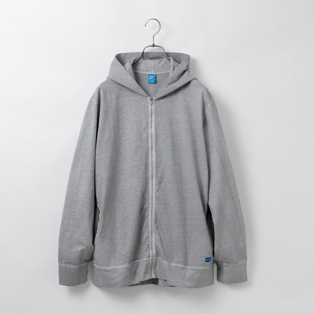 GOOD ON / Pigment Dye Zip Tee Parka