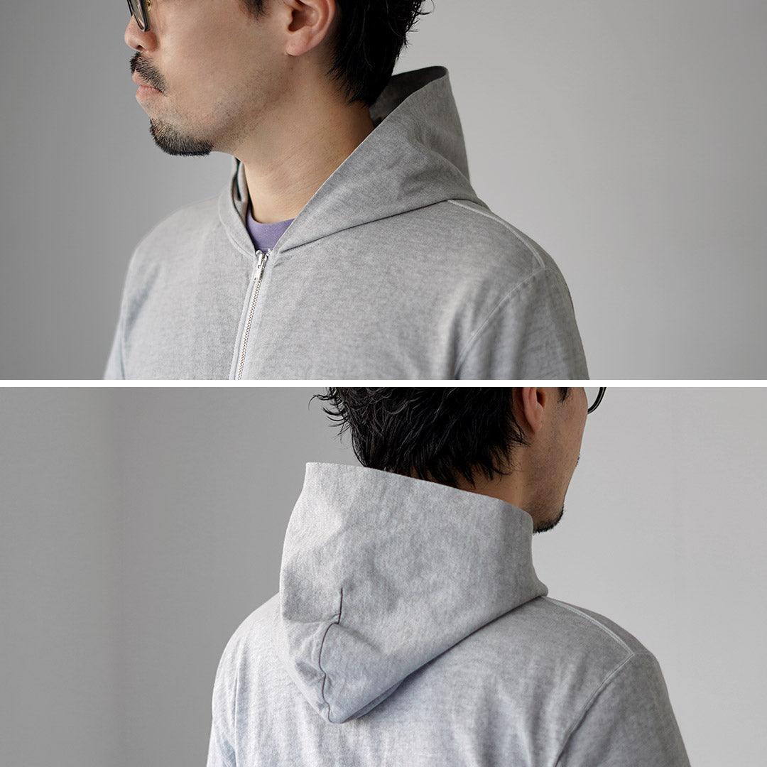 GOOD ON / Pigment Dye Zip Tee Parka