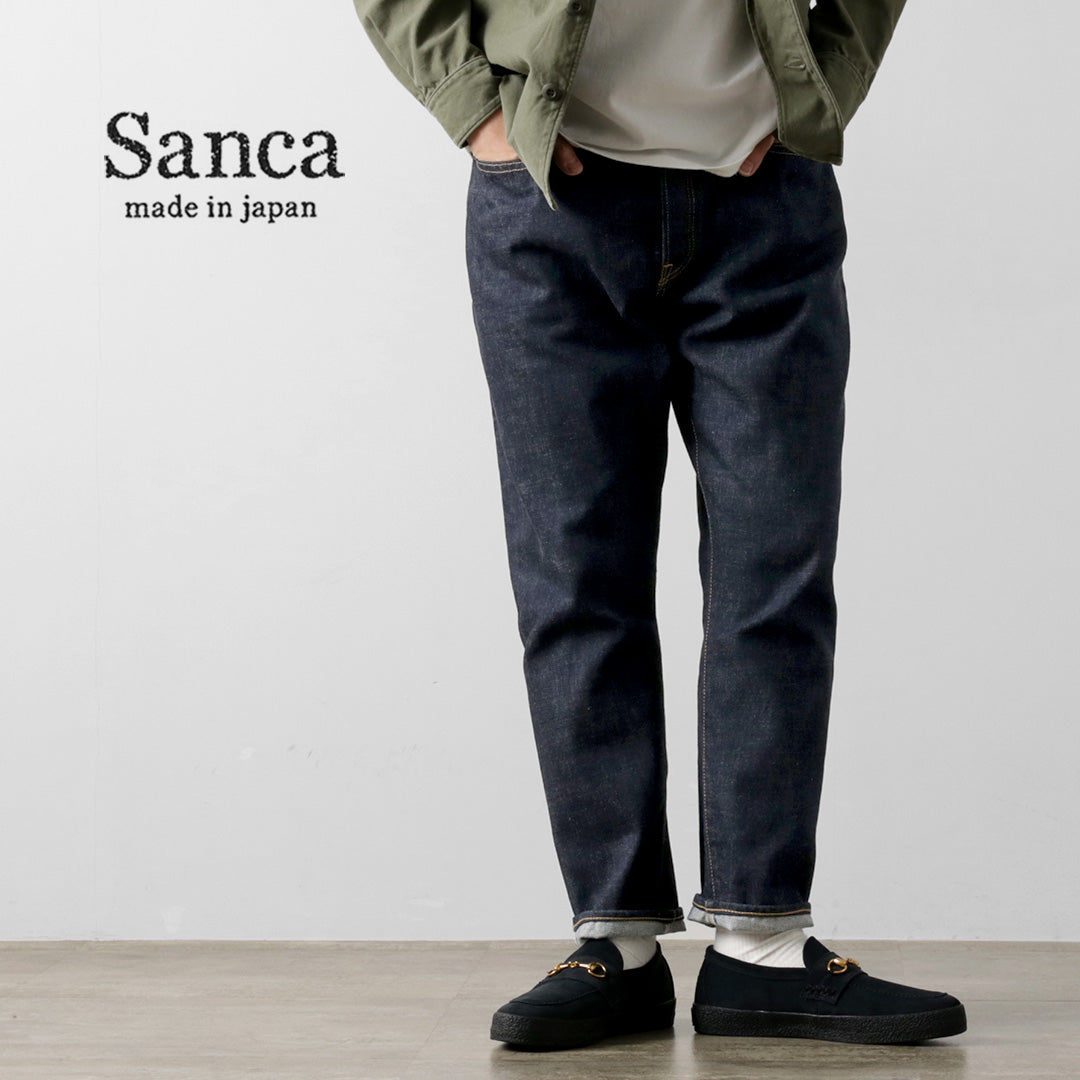 SANCA / 15,5 onces. Pantalon fuselé en denim 5P