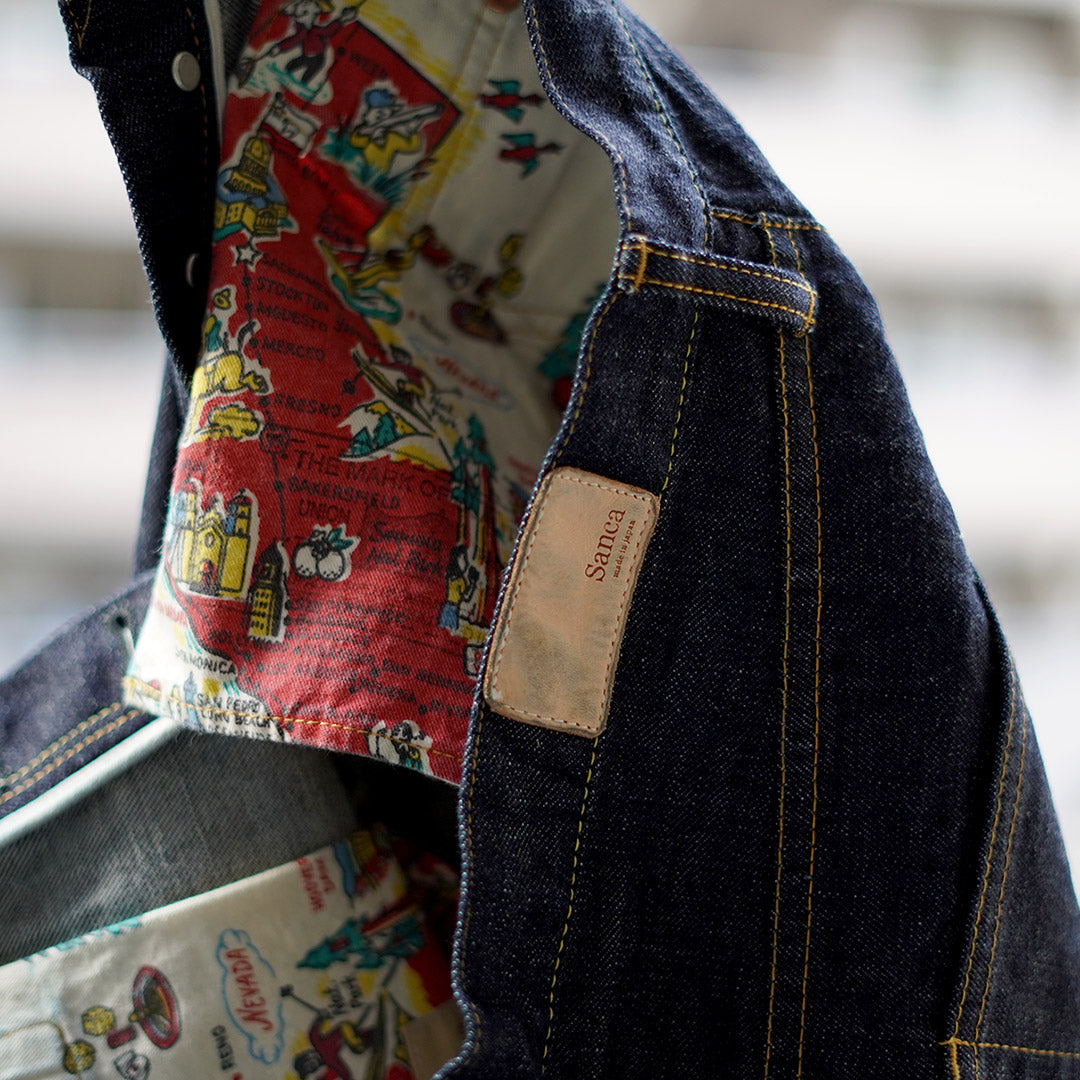 SANCA / 15,5 onces. Pantalon fuselé en denim 5P