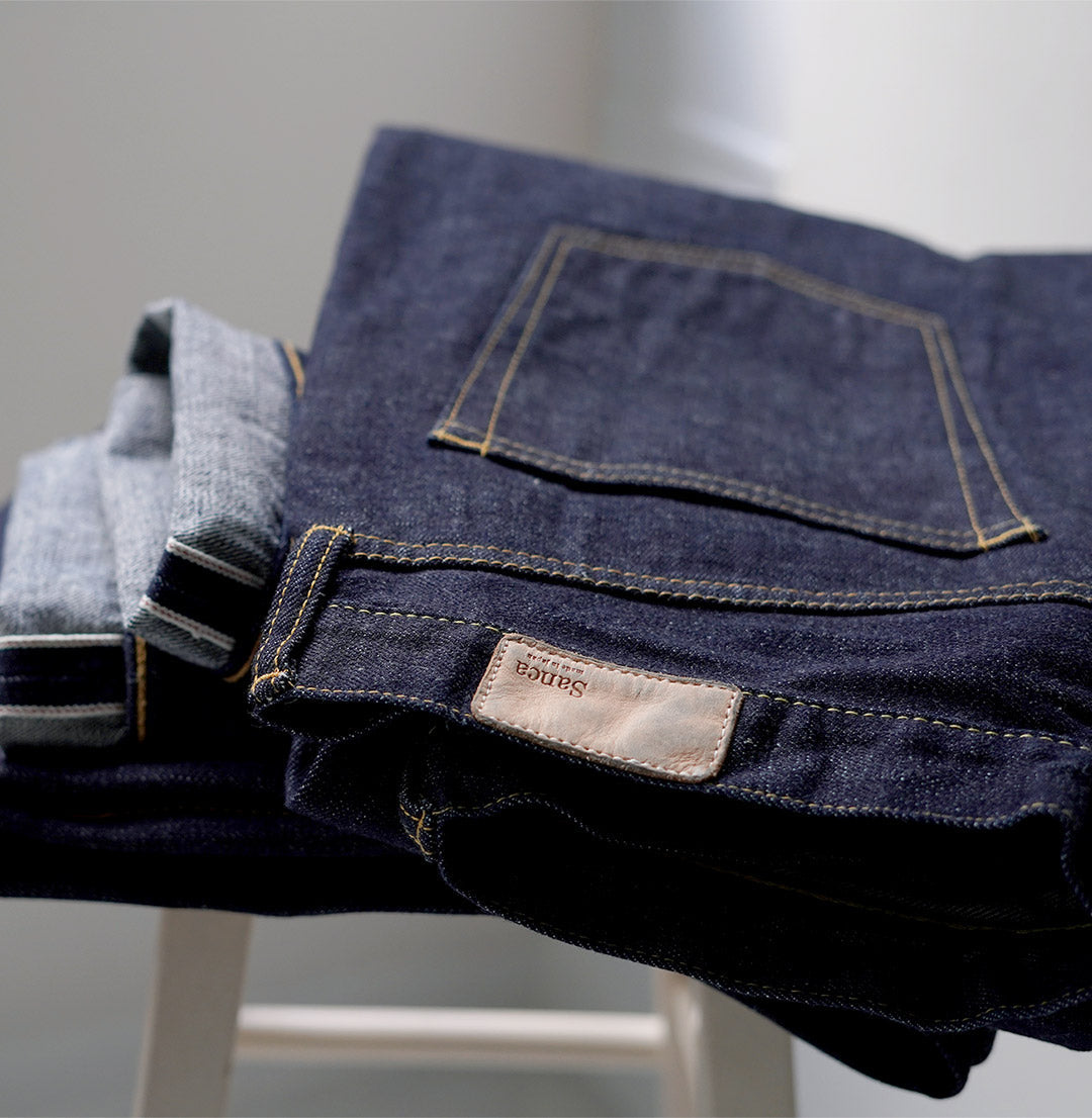 SANCA / 15,5 onces. Pantalon fuselé en denim 5P