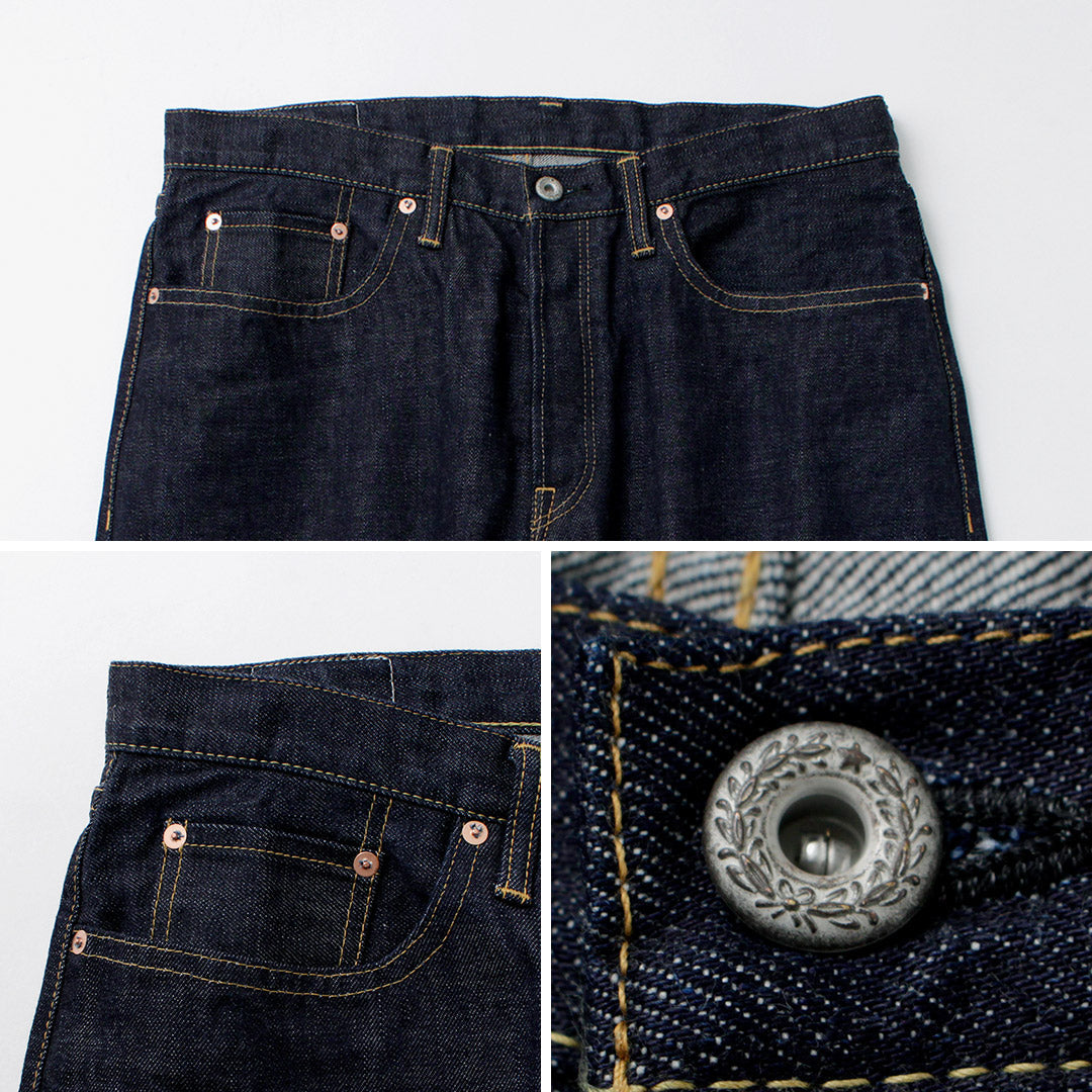 SANCA / 15,5 onces. Pantalon fuselé en denim 5P