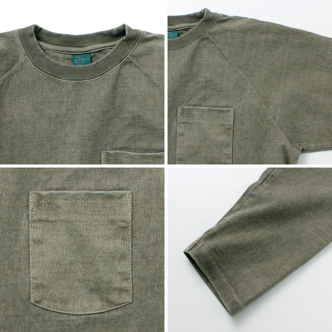 GOOD ON / Heavy Raglan Pocket Long-Sleeve T-Shirt