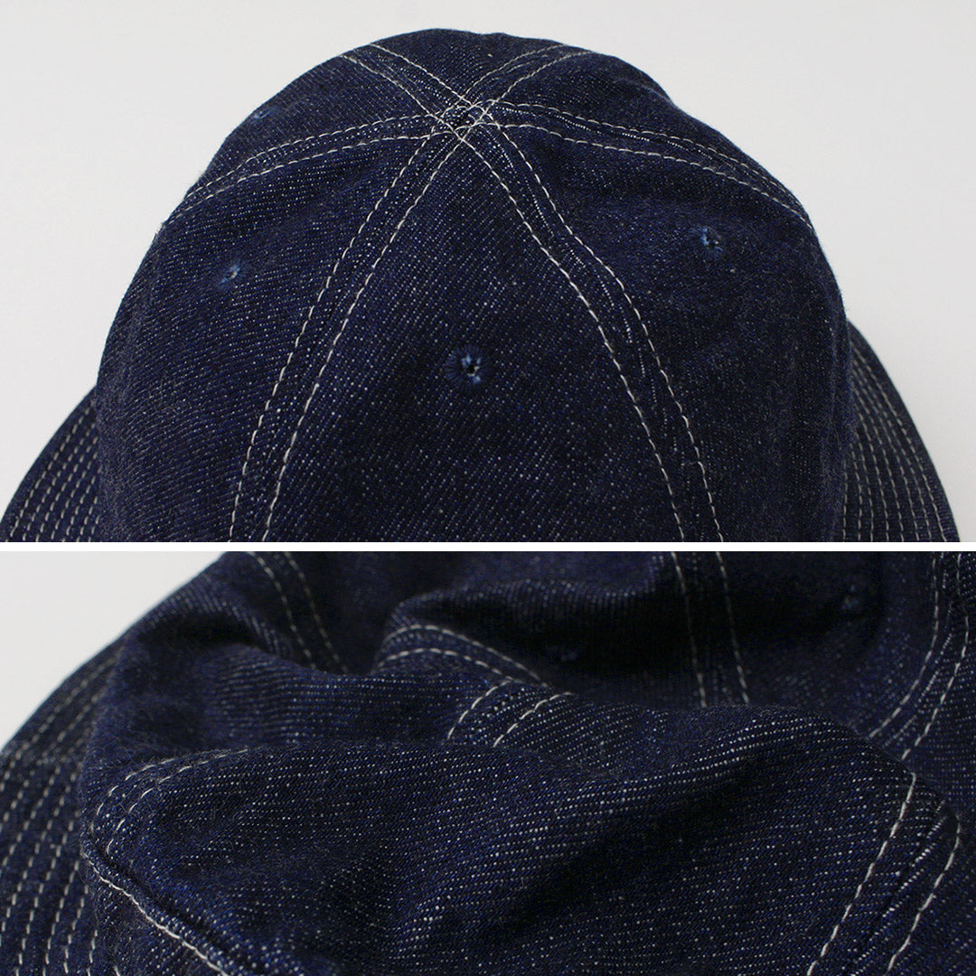 Chapeau HIGHER / Selvage Denim Panel 6 - Onewashed
