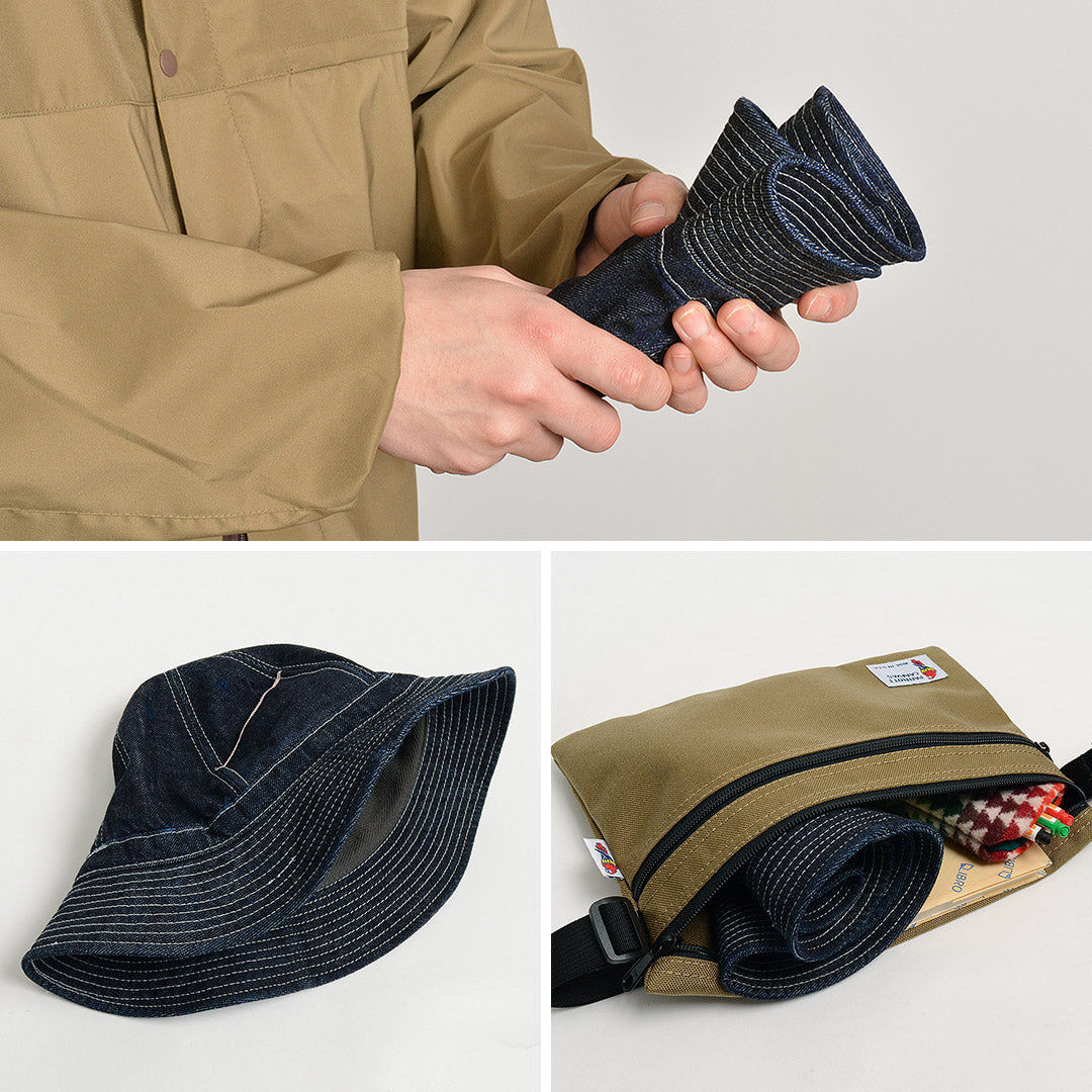 Chapeau HIGHER / Selvage Denim Panel 6 - Onewashed