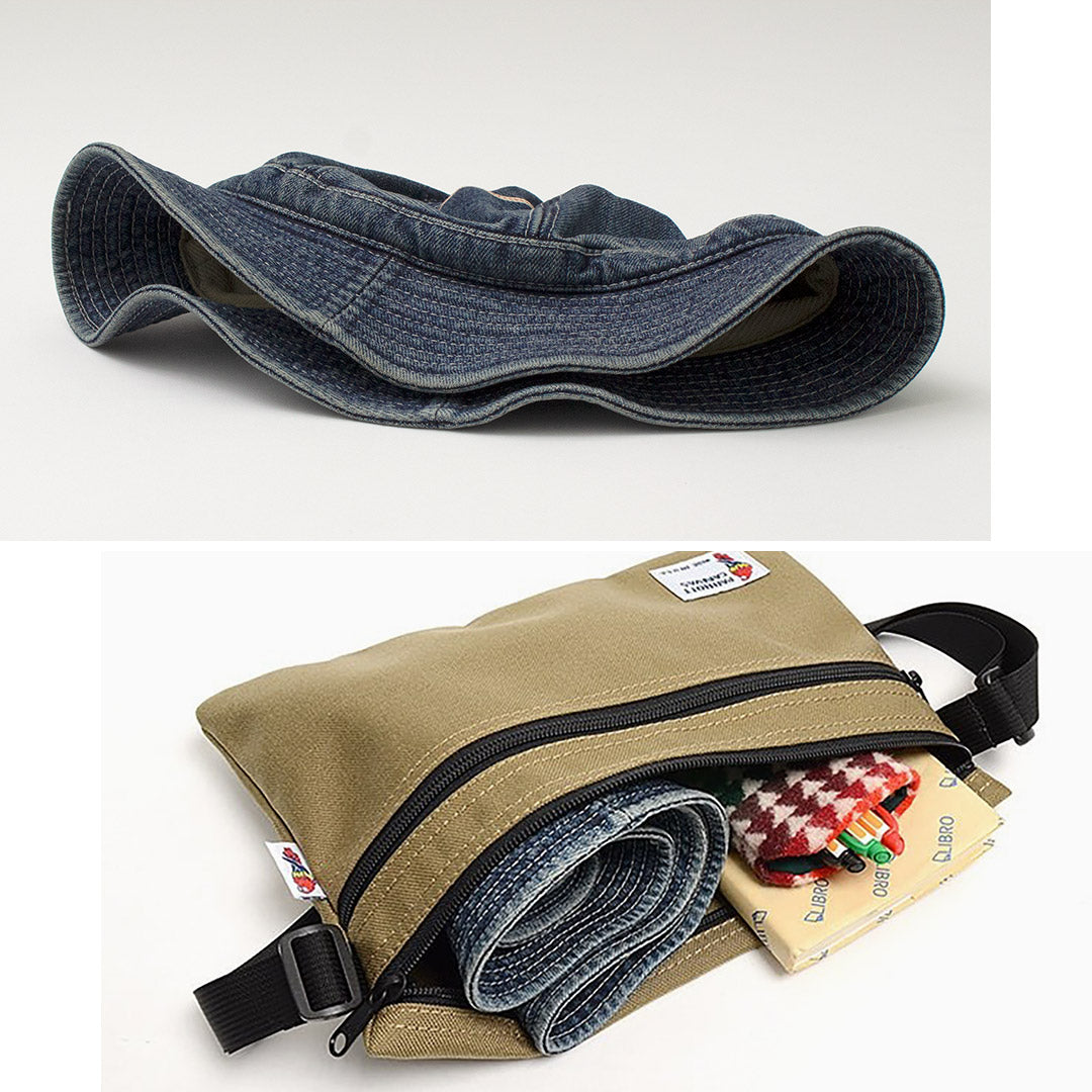 HIGHER / Selvage Denim Panel 6 Hat - Finition usée