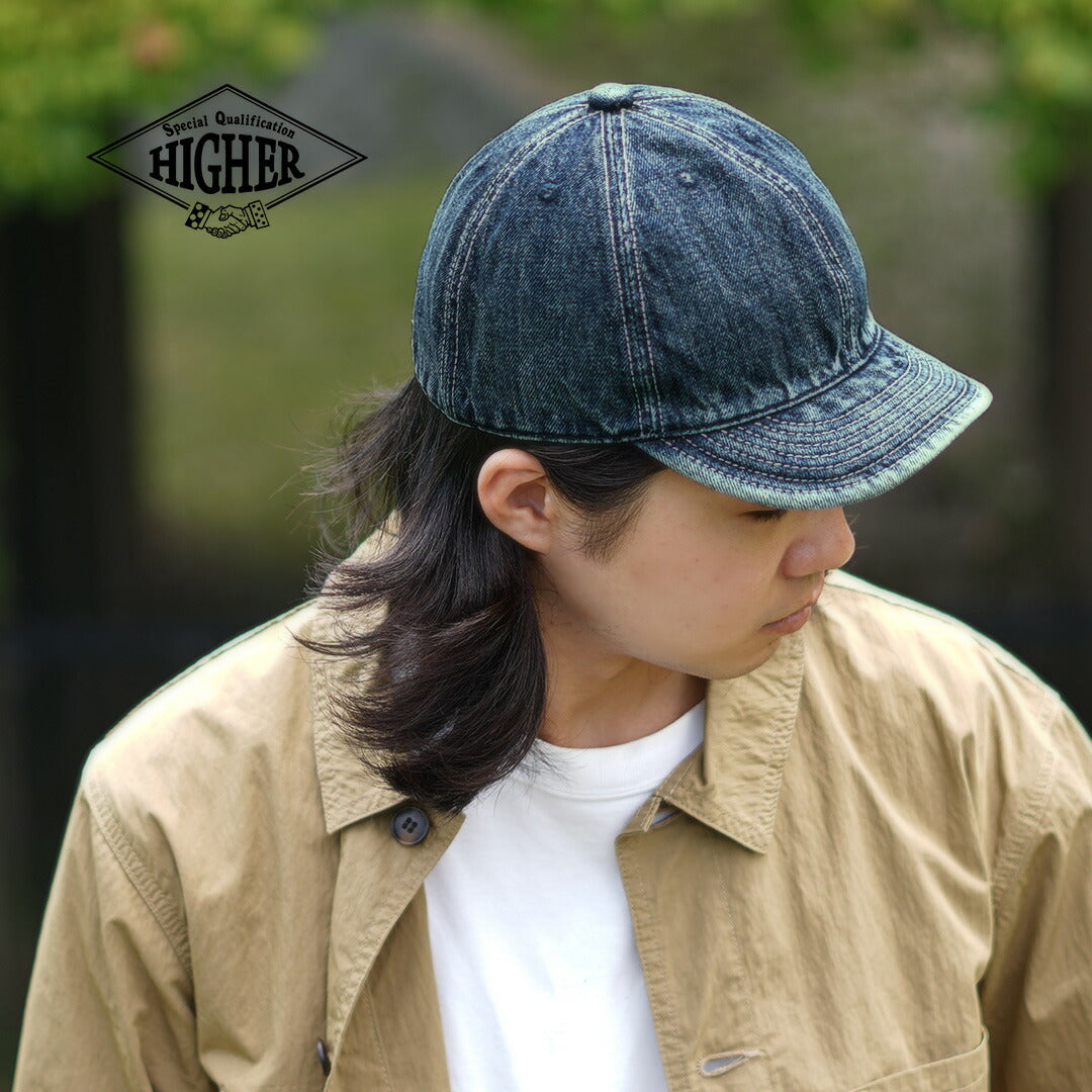 HIGHER / 셀비지 데님 캡