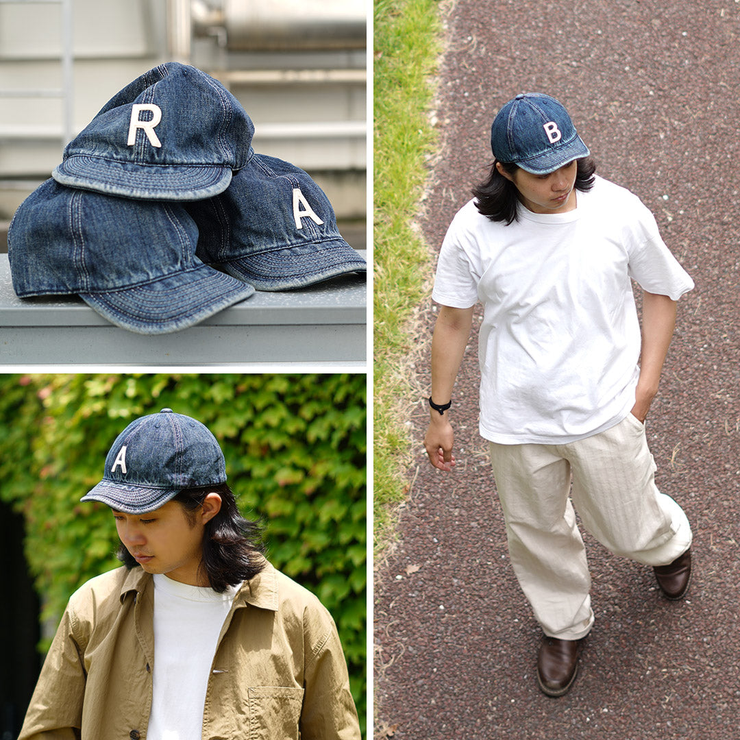 HIGHER / Gorra vaquera orillo con insignia de iniciales