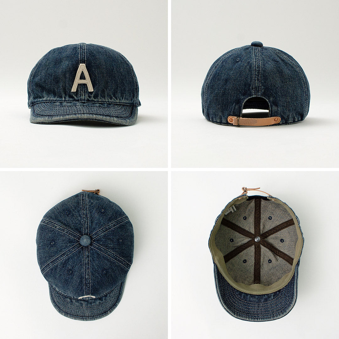 HIGHER / Gorra vaquera orillo con insignia de iniciales