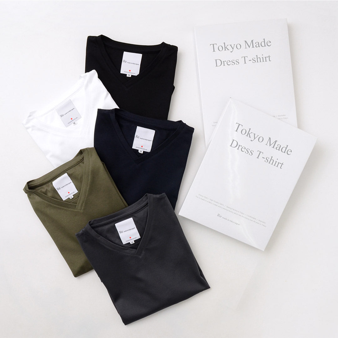 RE MADE IN TOKYO JAPAN / V 領東京製造正裝 T 卹