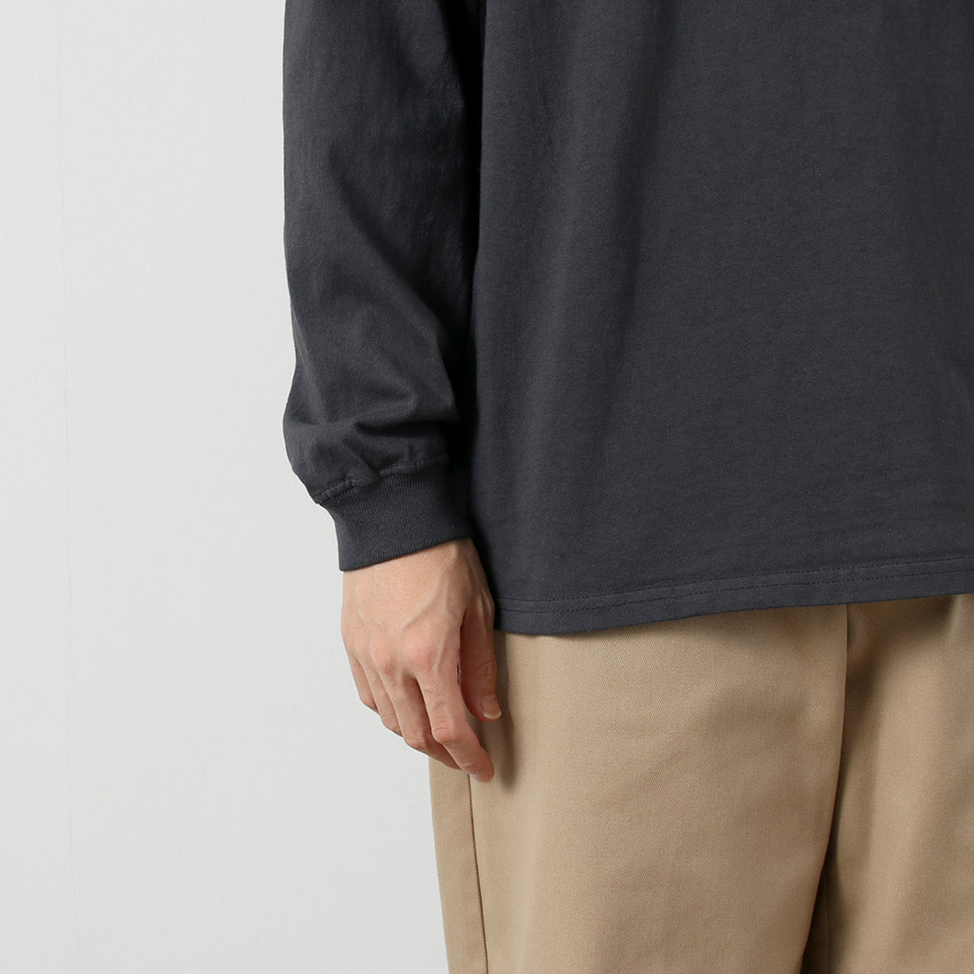 GOODWEAR / 圆领长袖口袋 T 恤