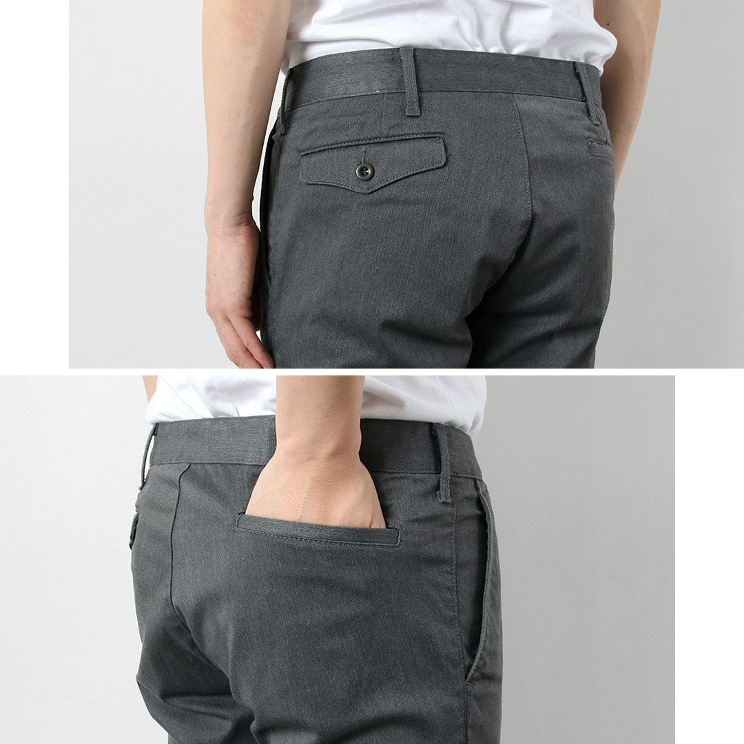 Blue refabric / Officer Tapered Trousers