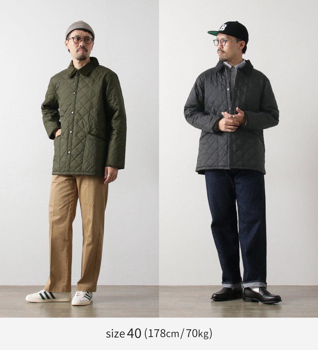 BARBOUR / LIDDESDALE 퀼팅 재킷
