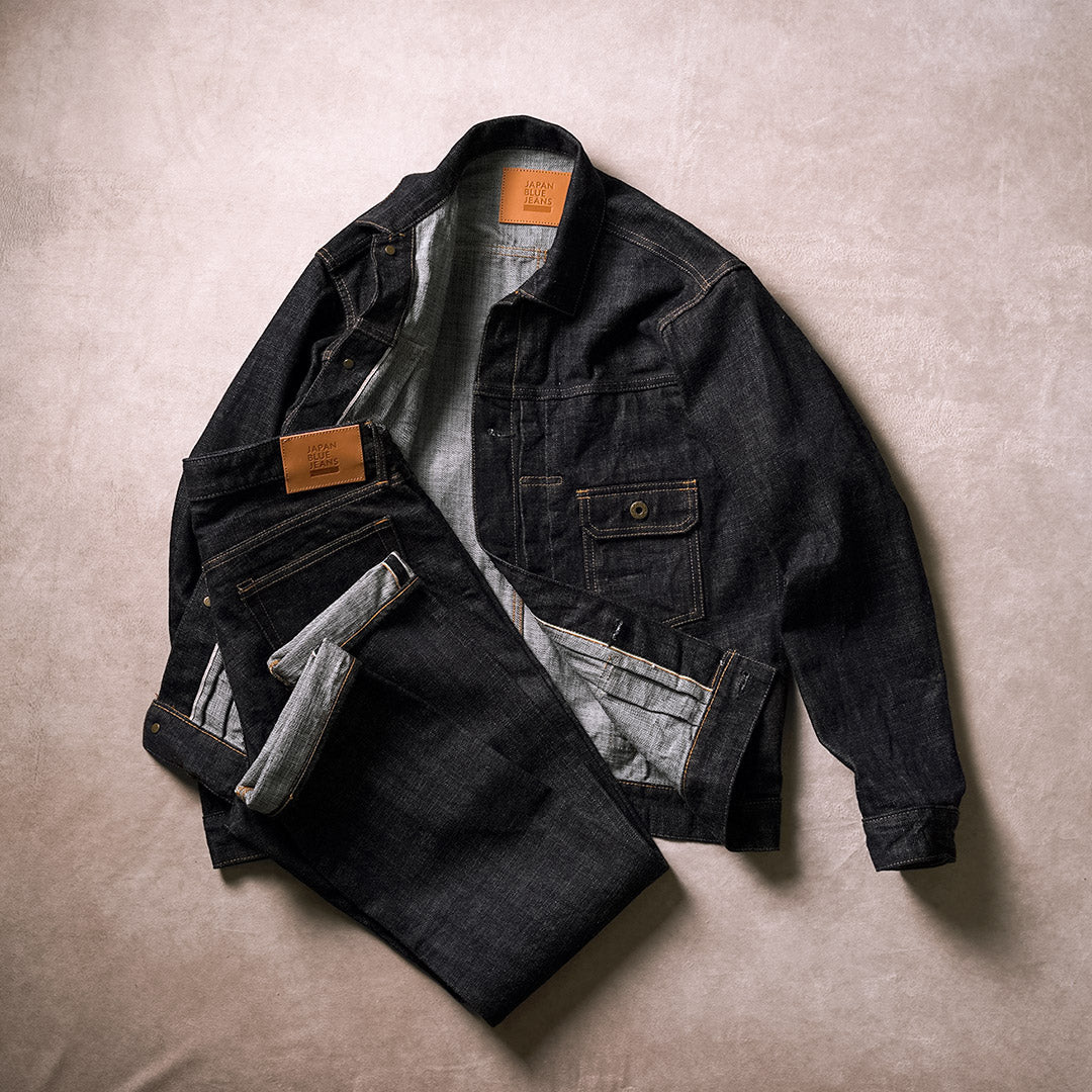 日本藍色牛仔褲 / Monster Denim 半寬錐形 5 條褲 16.5 盎司科特迪瓦棉