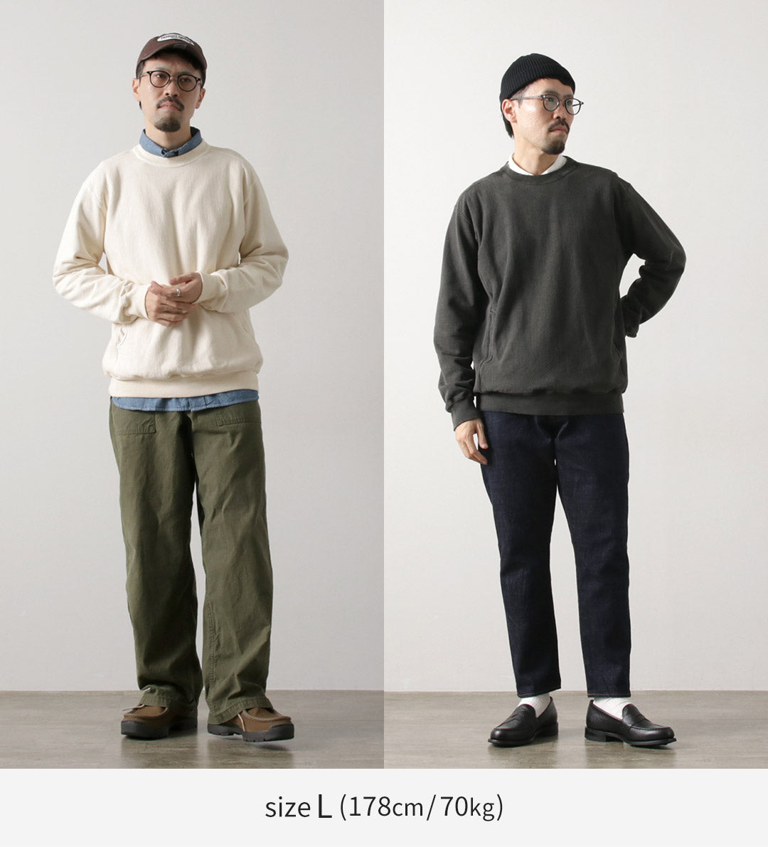 GOOD ON / Heavy Crew Sweatshirt