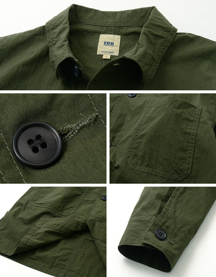 FOB FACTORY / F2395 French Shirt Coat