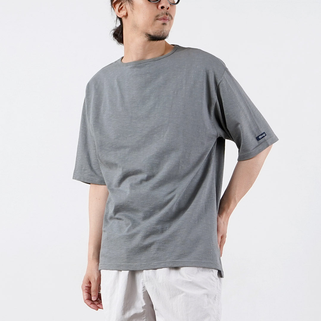 TIASY / TE001SS HDCS Camiseta de cuello de bote grande