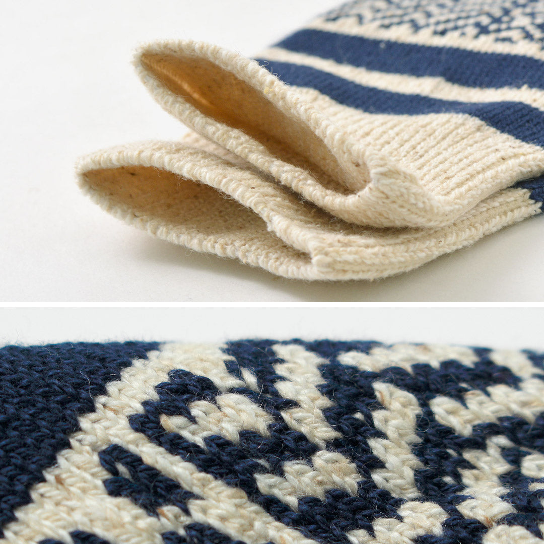 ROTOTO / Multi-Jacquard Crew Socks