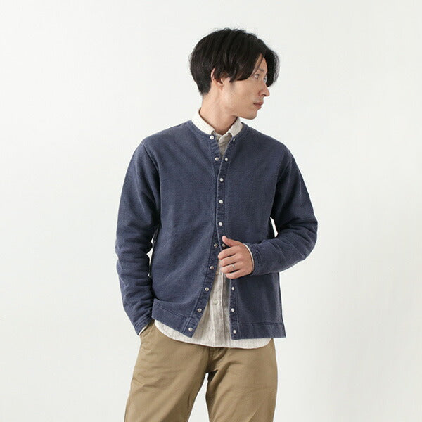 GOOD ON / Crew Neck Sweatshirt Cardigan