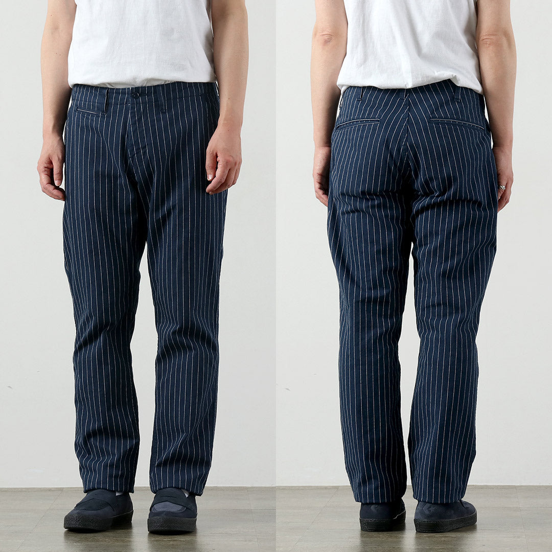 JAPAN BLUE JEANS / RJB1620 Chinos anchos y cónicos a rayas