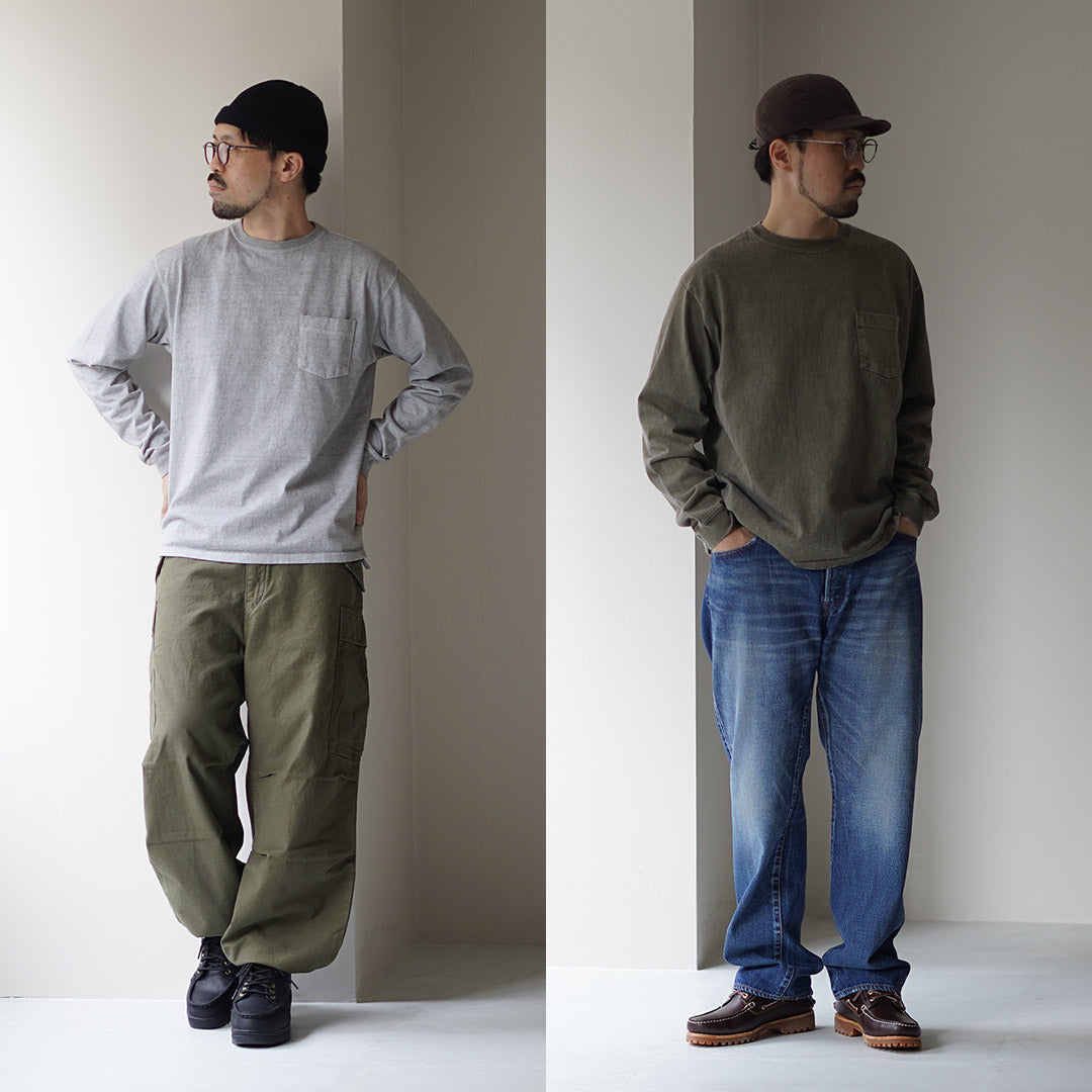 GOOD ON / T-shirt épais avec poche et manches longues