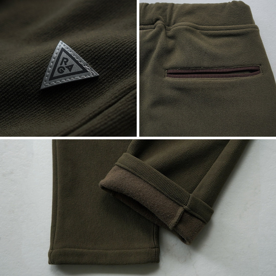 Pantalones de trepaporos de pana de trapo / calefacción