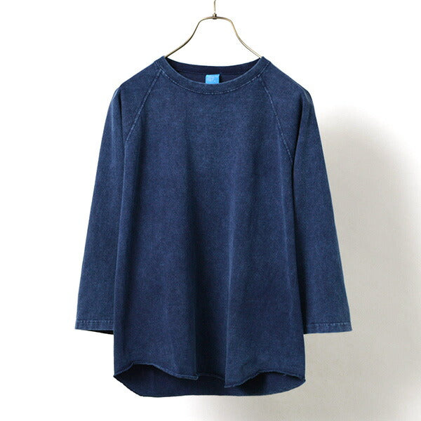 GOOD ON / Indigo Baseball Raglan T-Shirt