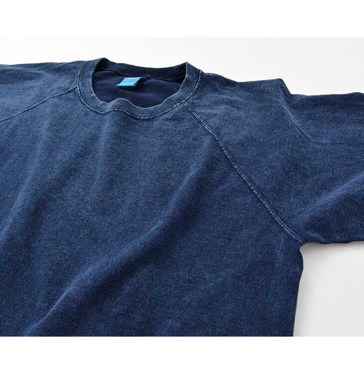 GOOD ON / Indigo Baseball Raglan T-Shirt