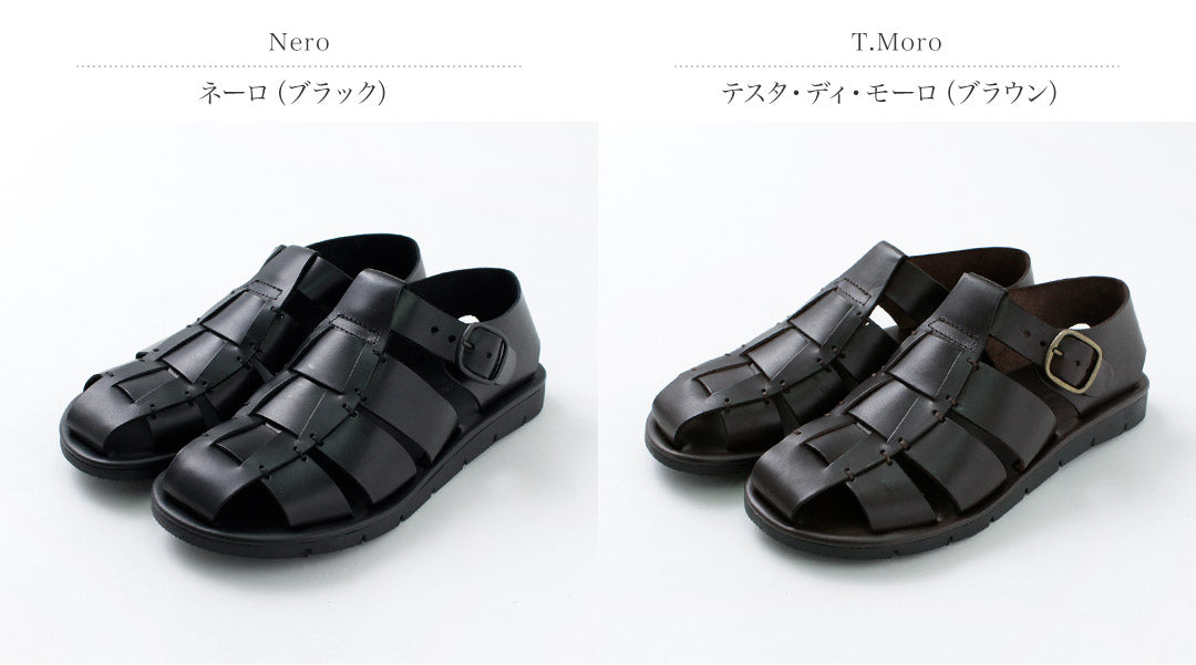 ANTICHI ROMANI / Sandales Gurkha en cuir