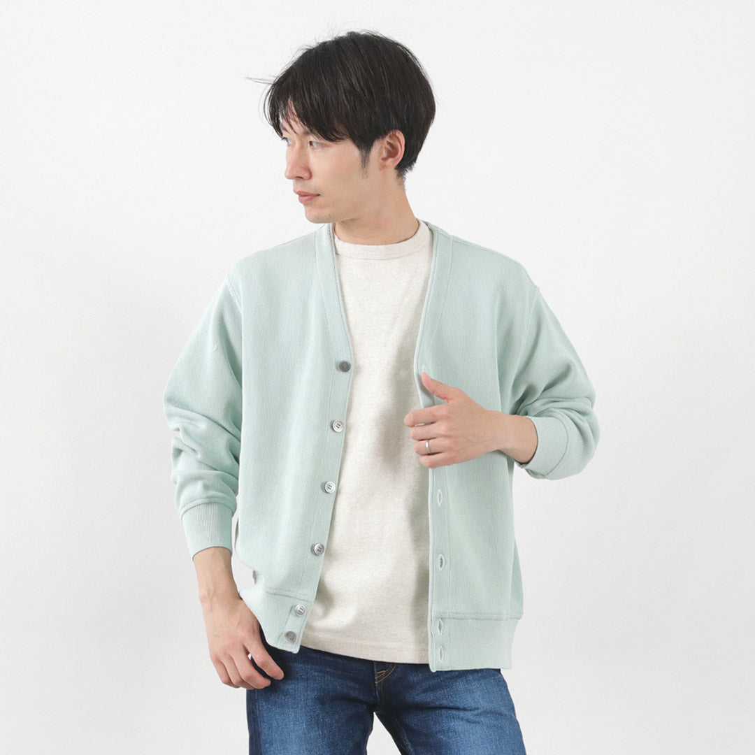 YONETOMI NEW BASIC / Cárdigan de punto de algodón Gima