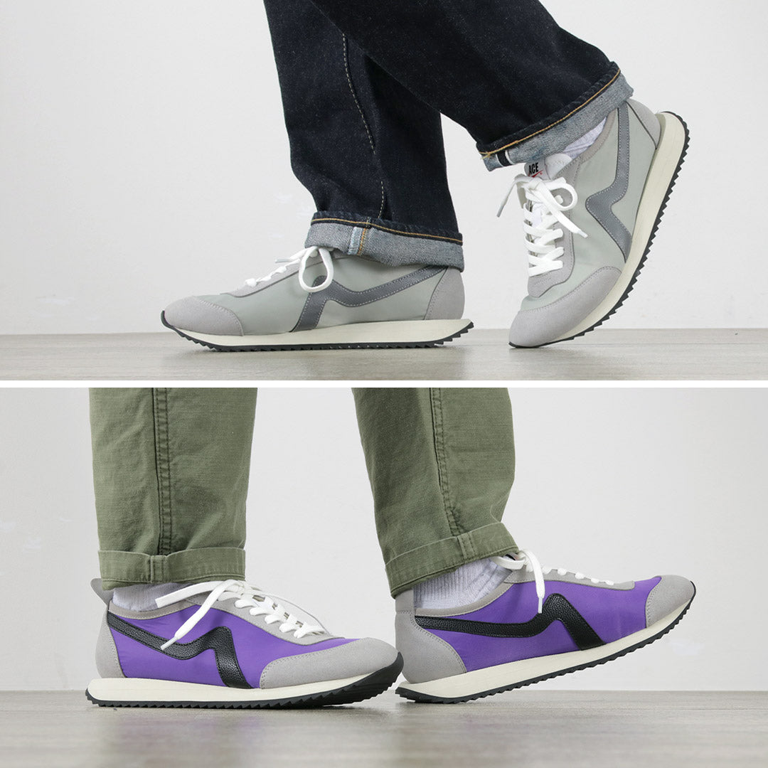 ACE SNKR / 나일론 모델 조니 A 스니커즈