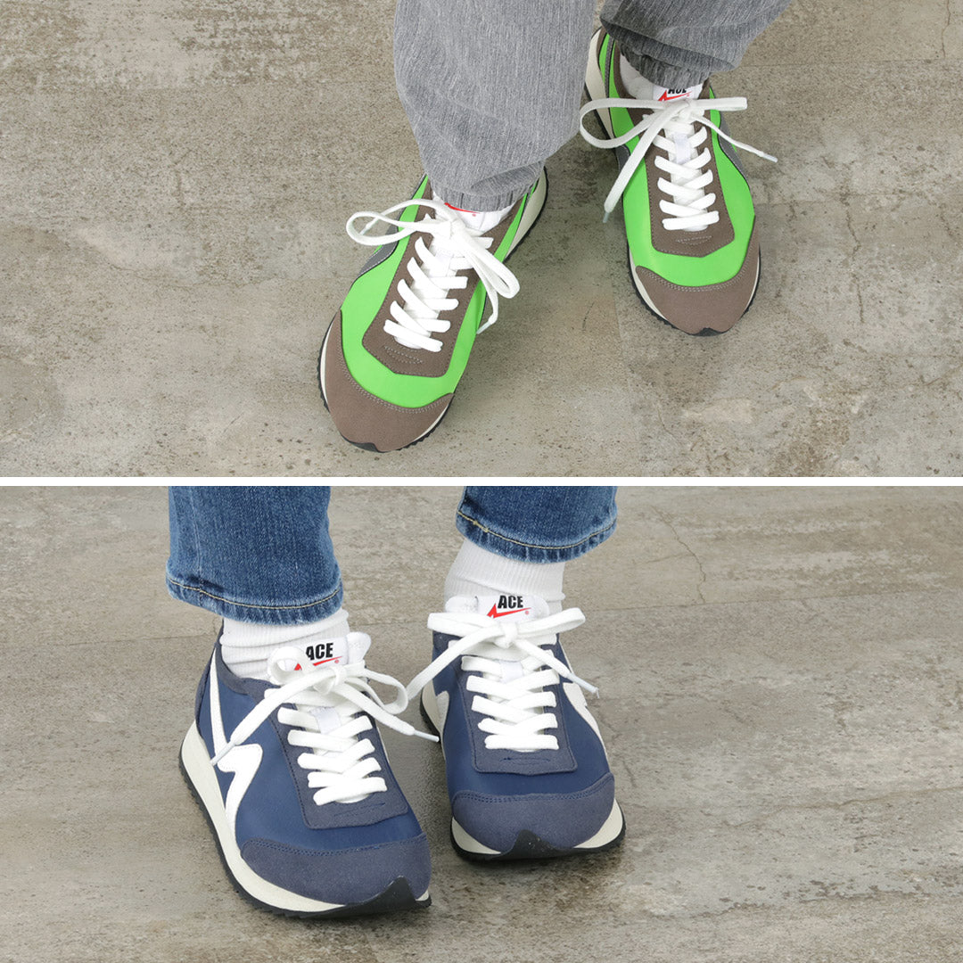 ACE SNKR / 나일론 모델 조니 A 스니커즈