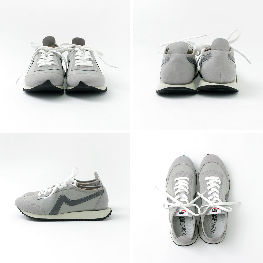 ACE SNKR / 나일론 모델 조니 A 스니커즈