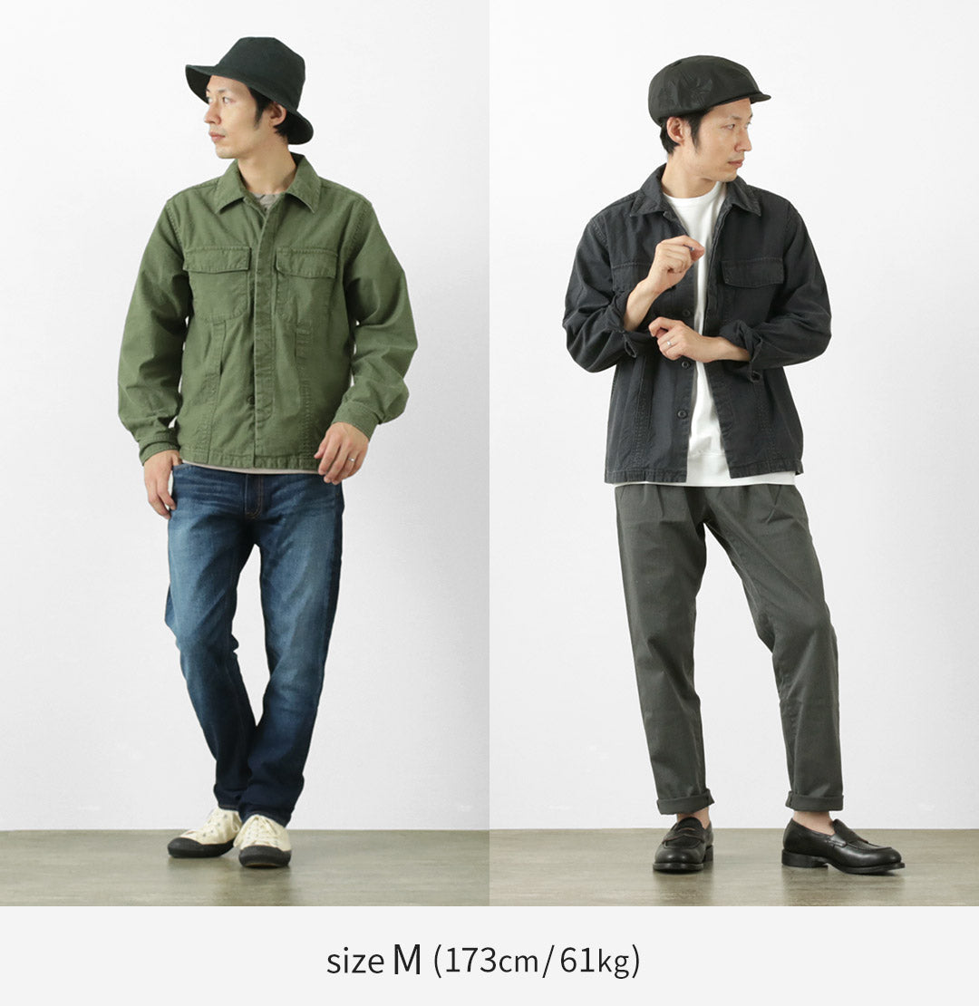 JAPON BLEU JEANS / CODE:ARGENT RJB4371S Veste de fatigue militaire