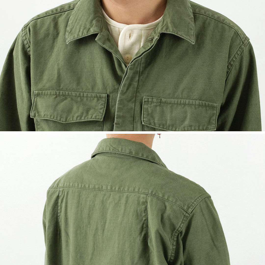 JAPON BLEU JEANS / CODE:ARGENT RJB4371S Veste de fatigue militaire