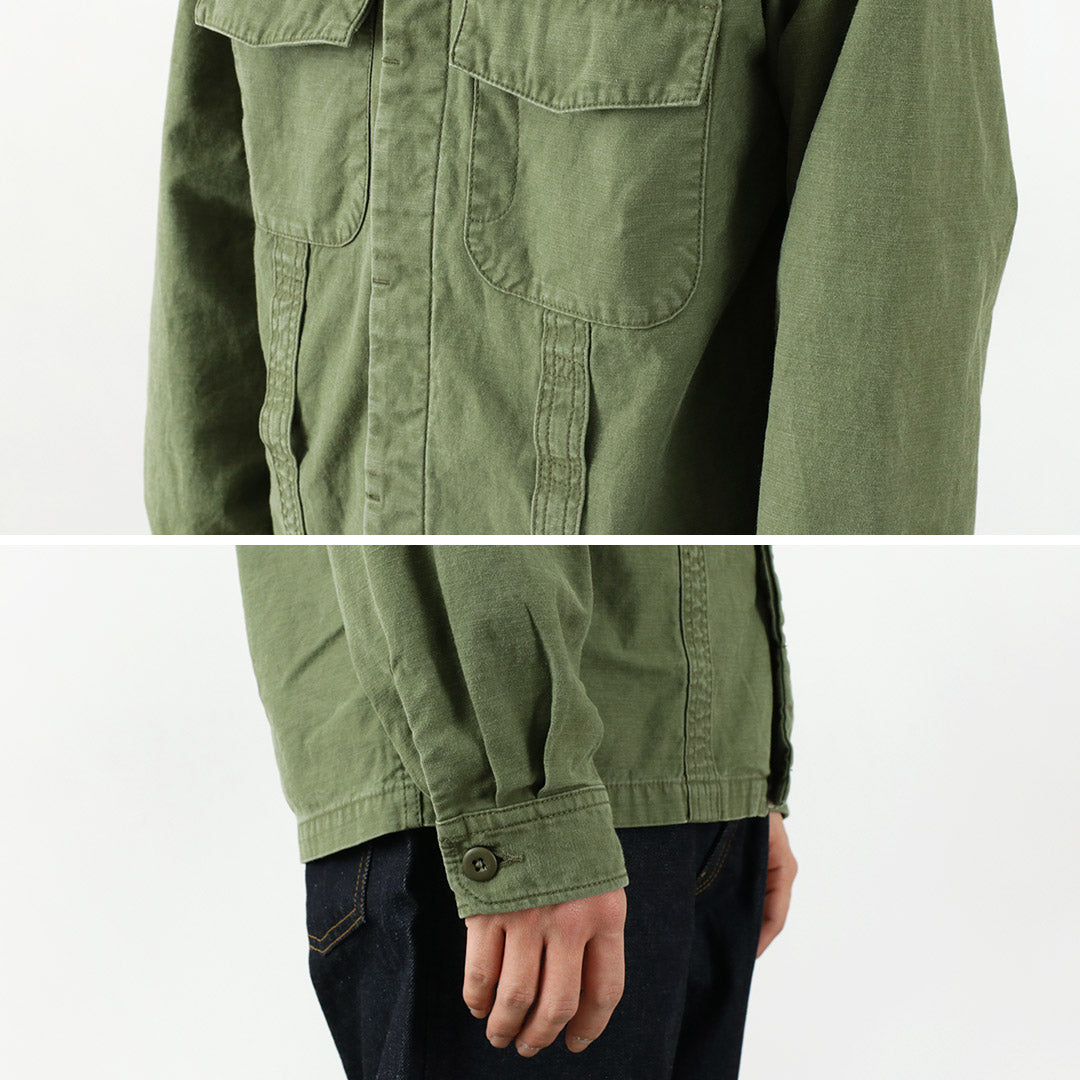 JAPON BLEU JEANS / CODE:ARGENT RJB4371S Veste de fatigue militaire