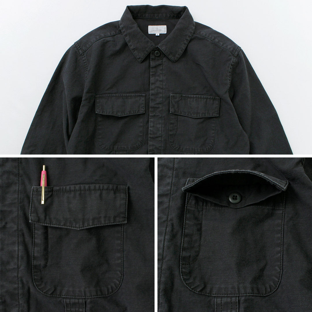 JAPON BLEU JEANS / CODE:ARGENT RJB4371S Veste de fatigue militaire
