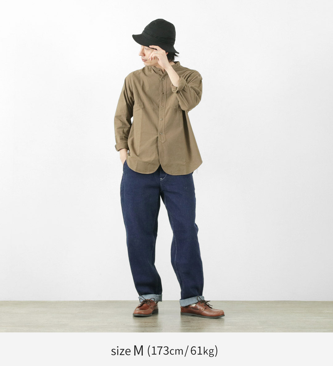 FOB FACTORY / F0511 WW2 Pantalón de mezclilla vaquero Un lavado